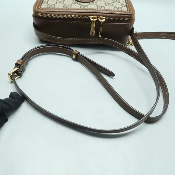 GUCCI Retro Canvas Shoulder Bag 1085-022625 - Picture 8 of 12
